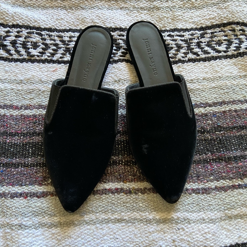 Jenni Kayne velvet mules